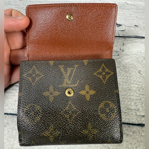 Louis Vuitton Portefeiulle Elise Trifold Wallet Monogram Canvas Leather - Picture 7 of 14